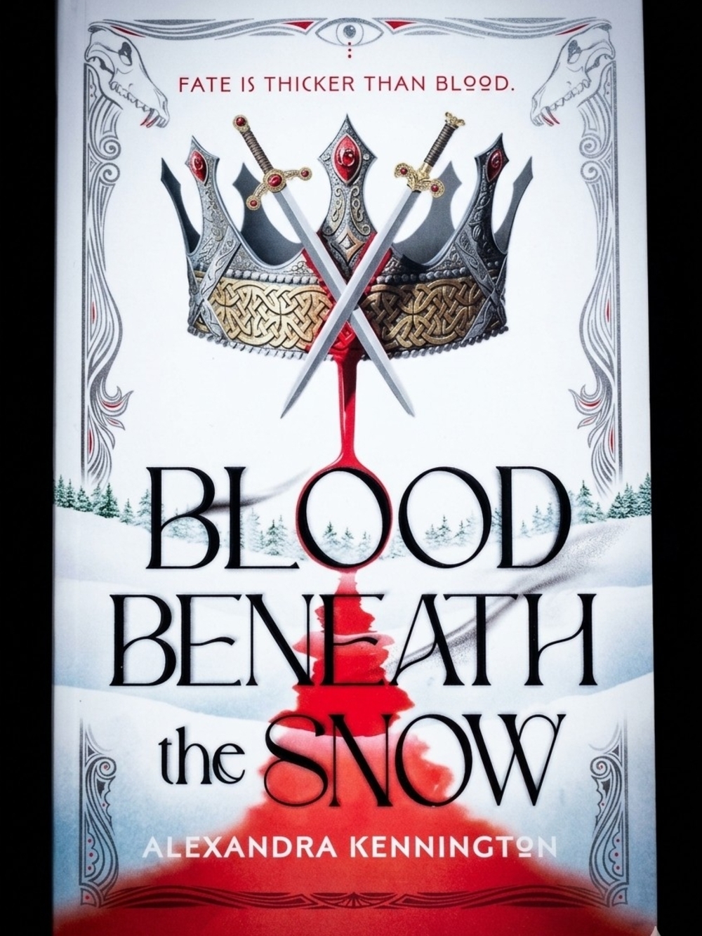 Blood Beneath the Snow Alexandra Kennington Hardcover Romantasy Book Used